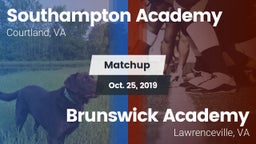 Matchup: Southampton Academy vs. Brunswick Academy  2019