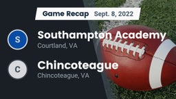 Recap: Southampton Academy  vs. Chincoteague  2022