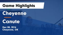 Cheyenne vs Canute  Game Highlights - Dec 08, 2016