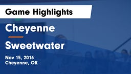 Cheyenne vs Sweetwater  Game Highlights - Nov 15, 2016