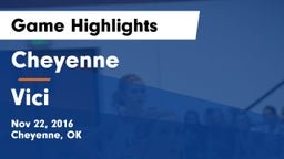 Cheyenne vs Vici  Game Highlights - Nov 22, 2016