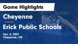 Cheyenne vs Erick Public Schools Game Highlights - Jan. 4, 2022