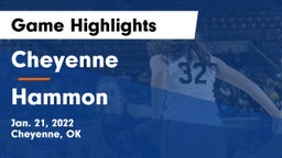 Cheyenne vs Hammon  Game Highlights - Jan. 21, 2022
