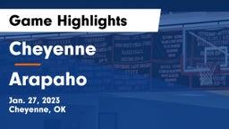 Cheyenne vs Arapaho  Game Highlights - Jan. 27, 2023