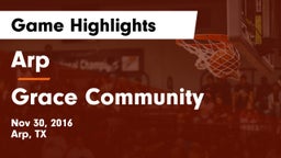 Arp  vs Grace Community  Game Highlights - Nov 30, 2016