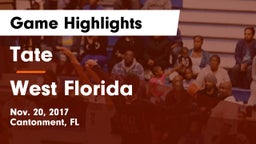 Tate  vs West Florida  Game Highlights - Nov. 20, 2017