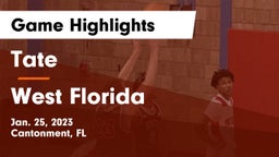 Tate  vs West Florida  Game Highlights - Jan. 25, 2023