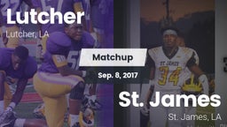 Matchup: Lutcher  vs. St. James  2017