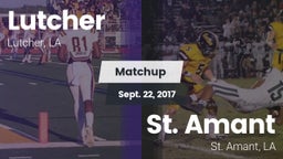 Matchup: Lutcher  vs. St. Amant  2017