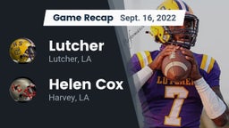 Recap: Lutcher  vs. Helen Cox  2022