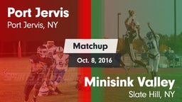 Matchup: Port Jervis High vs. Minisink Valley  2016