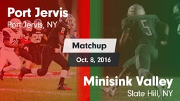 Matchup: Port Jervis High vs. Minisink Valley  2016