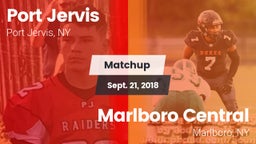 Matchup: Port Jervis High vs. Marlboro Central  2018
