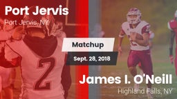 Matchup: Port Jervis High vs. James I. O'Neill  2018