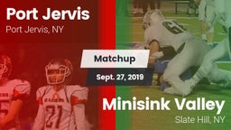 Matchup: Port Jervis High vs. Minisink Valley  2019