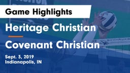 Heritage Christian  vs Covenant Christian  Game Highlights - Sept. 3, 2019