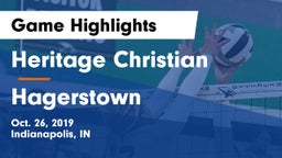Heritage Christian  vs Hagerstown  Game Highlights - Oct. 26, 2019