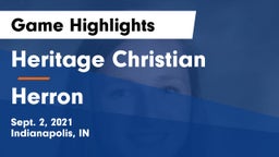 Heritage Christian  vs Herron  Game Highlights - Sept. 2, 2021