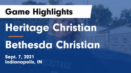 Heritage Christian  vs Bethesda Christian  Game Highlights - Sept. 7, 2021