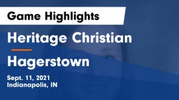 Heritage Christian  vs Hagerstown  Game Highlights - Sept. 11, 2021