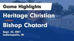 Heritage Christian  vs Bishop Chatard  Game Highlights - Sept. 23, 2021