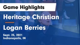 Heritage Christian  vs Logan Berries Game Highlights - Sept. 25, 2021