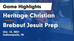 Heritage Christian  vs Brebeuf Jesuit Prep  Game Highlights - Oct. 14, 2021