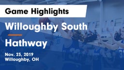 Willoughby South  vs Hathway Game Highlights - Nov. 23, 2019