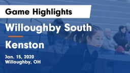 Willoughby South  vs Kenston  Game Highlights - Jan. 15, 2020