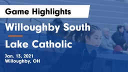 Willoughby South  vs Lake Catholic  Game Highlights - Jan. 13, 2021