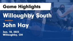Willoughby South  vs John Hay  Game Highlights - Jan. 18, 2023