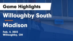 Willoughby South  vs Madison  Game Highlights - Feb. 4, 2023