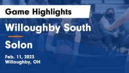 Willoughby South  vs Solon  Game Highlights - Feb. 11, 2023