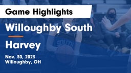 Willoughby South  vs Harvey  Game Highlights - Nov. 30, 2023