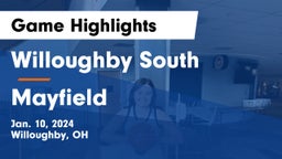 Willoughby South  vs Mayfield  Game Highlights - Jan. 10, 2024