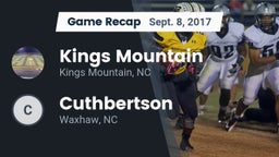 Recap: Kings Mountain  vs. Cuthbertson  2017