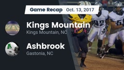 Recap: Kings Mountain  vs. Ashbrook  2017