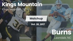 Matchup: Kings Mountain High vs. Burns  2017