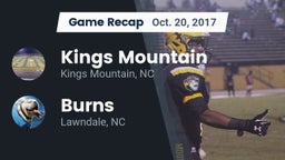 Recap: Kings Mountain  vs. Burns  2017