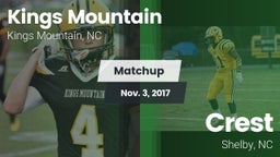 Matchup: Kings Mountain High vs. Crest  2017