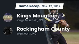 Recap: Kings Mountain  vs. Rockingham County  2017