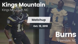 Matchup: Kings Mountain High vs. Burns  2018