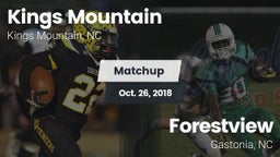 Matchup: Kings Mountain High vs. Forestview  2018