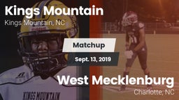 Matchup: Kings Mountain High vs. West Mecklenburg  2019