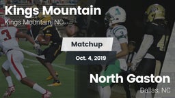 Matchup: Kings Mountain High vs. North Gaston  2019