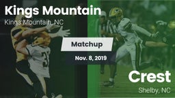 Matchup: Kings Mountain High vs. Crest  2019