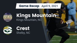 Recap: Kings Mountain  vs. Crest  2021