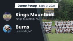 Recap: Kings Mountain  vs. Burns  2021