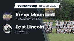 Recap: Kings Mountain  vs. East Lincoln  2022