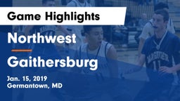 Northwest  vs Gaithersburg  Game Highlights - Jan. 15, 2019